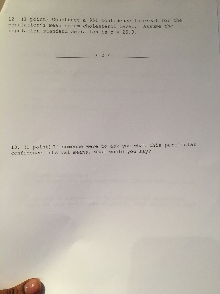 to arrive at your results to earn full credit. If you use