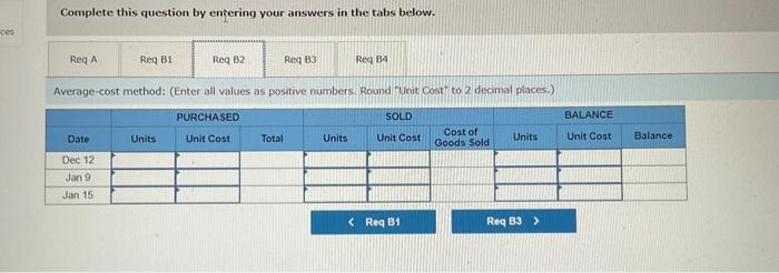 reels included the following cost layers Required: a. Prepare a separate joumal