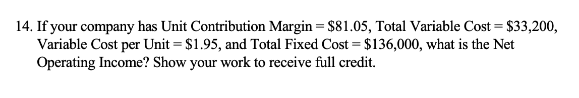 and the information provided below, what would be the total cost if