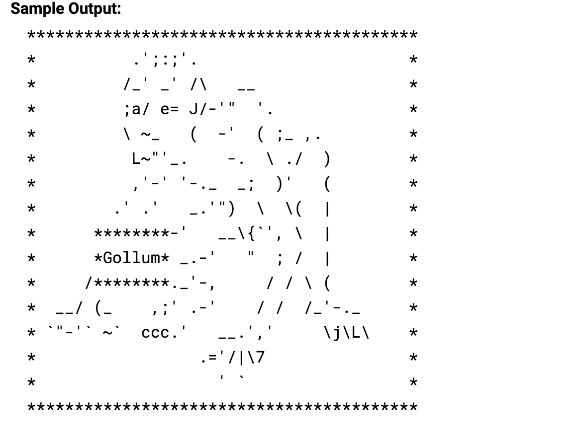 caption. TASK: Fill in the body of the putCaption method such that