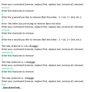 clear demonstration of this. You will implement these commands using loops and