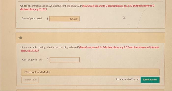 compary also incurs $1 per tree in variable selling and administrative costs