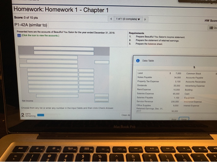 pts 1 of 1 (0 complete) HW Score: 0%, 0 of 10