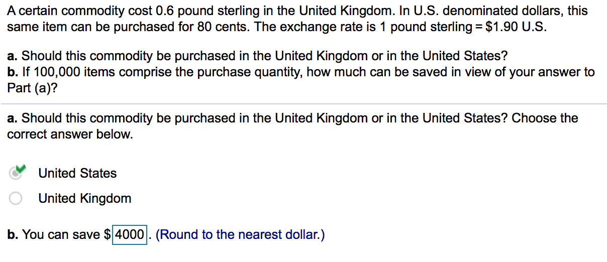 URGENT PLEASE HELP!!! I need help with b A certain commodity cost