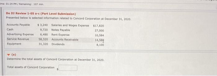  Ime: 01:29 PM / Remaining: 107 min. Do It! Review 1-05