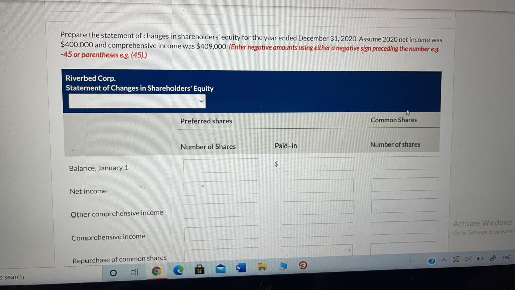 dividend. 6. Declared the annual 2020 $6 per share dividend on preferred