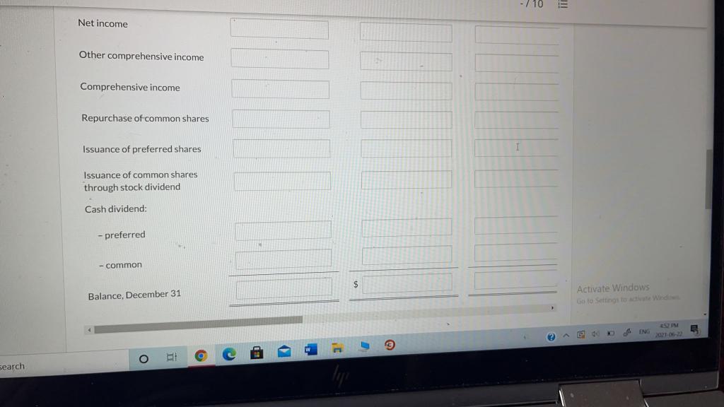 shares and a $4 per share dividend on common shares. These dividends