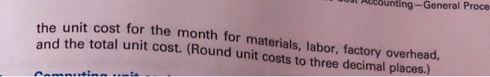 no departmentalization incurred costs of $45,000 for materials, $36,000 for labor, and
