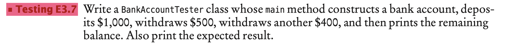 must be written in java and work with the following classes. thank