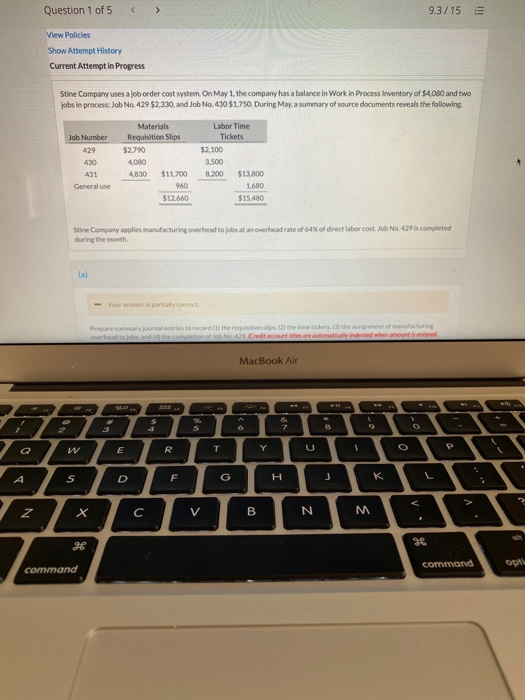 please answer # 4, the values for Deb. & Cred. Question 1