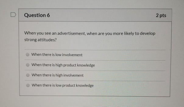 Question 3 2 pts According to Maslow's Hierarchy of Needs, which "needs"