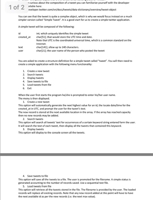 This is the question. This the ouput should like Use the C