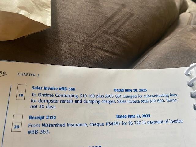 Need to make a Journal Entry. Sales Invoice \#BB-366 Dated June 20,