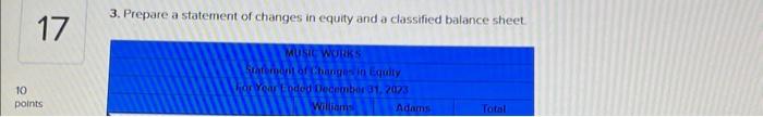 account to the partners' capital accounts. Keth Williams and Brian Adams were