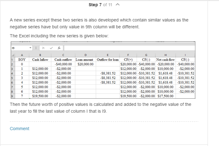 at which time its salvage value will be $7,500. Operating and maintenance
