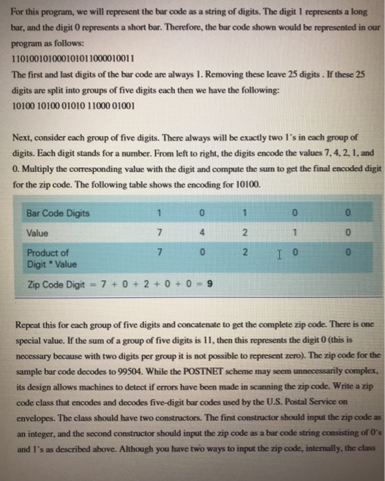 used by the U.S. Postal Service represented a five (or more) digit