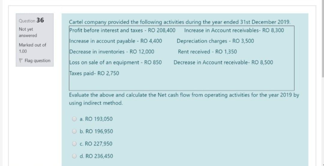 Direct answer without explanation Question 36 Not yet answered Marked out of