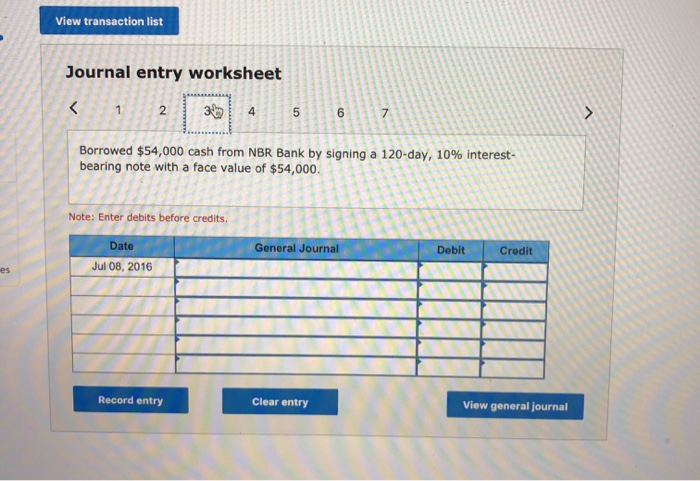 2016 Apr. 20 Purchased $38,500 of merchandise on credit from Locust, terms