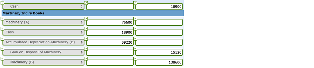 On August 1, Pearl, Inc. exchanged productive assets with Martinez, Inc. Pearl's
