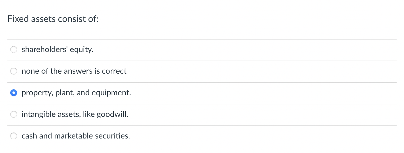 value. Which of the following is not included with these fundamental variables?