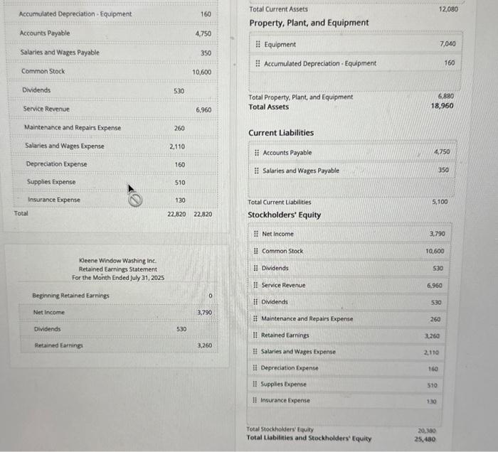 into their correct sections