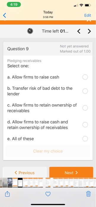 yet answered Marked out of 1.00 Which accounting principle requires reporting expenses