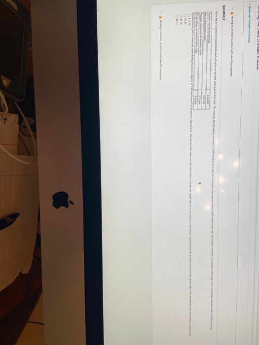  ANUL 2 11 con Question Completion Status A Moving to anothers