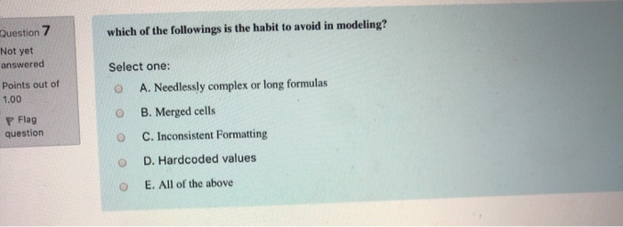 one: O A. Tab Bar B. Name Box C. Formula Bar D.