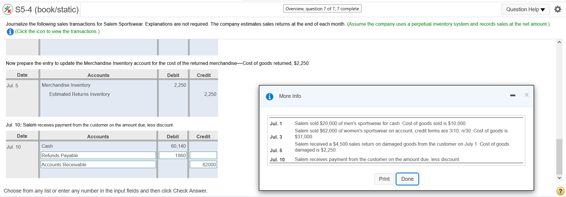 Could you please help with the last question and provide steps S5-4