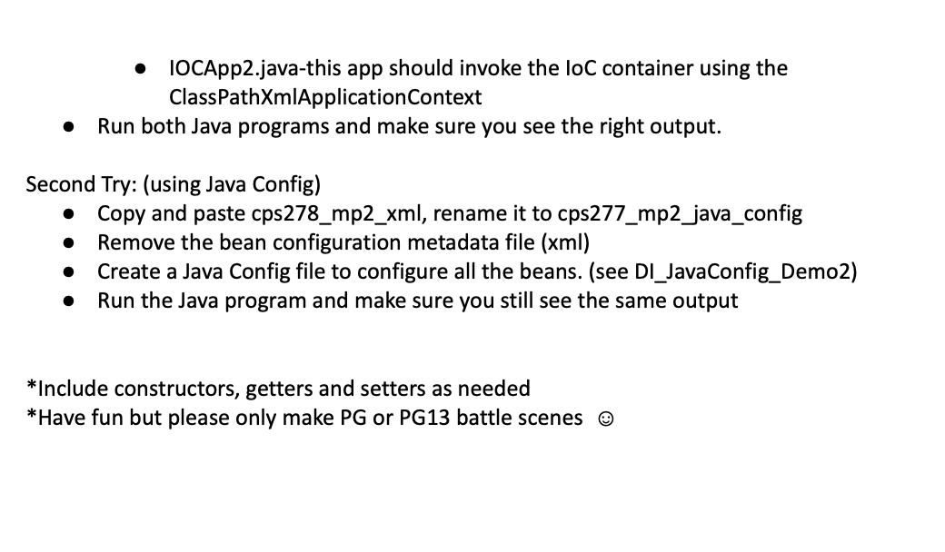 the output: (100 points) Design a battle scene in a video game.