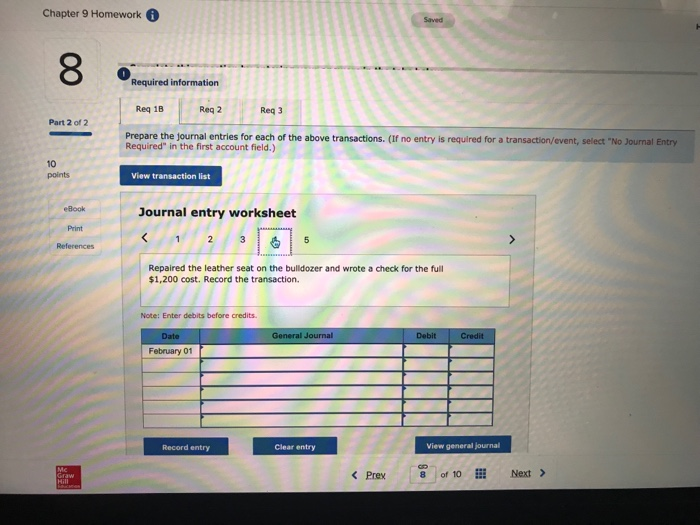 bulldozer at a cost of $24,000, January 30 Wrote a check for