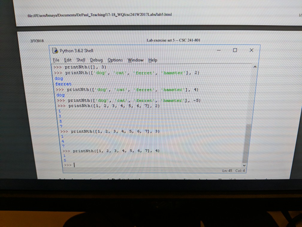 Hre escz41lab5.py which can be tound on the Dz se in the