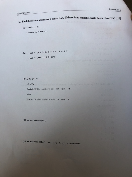 [51 D Which following is a valid ile name in MATLAB? A)