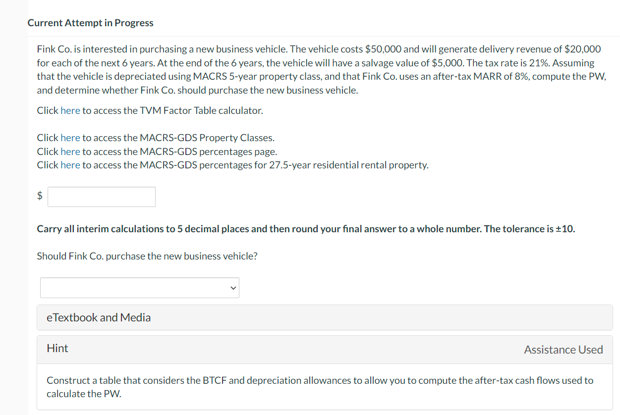 it is Current Attempt in Progress Fink Co. is interested in purchasing