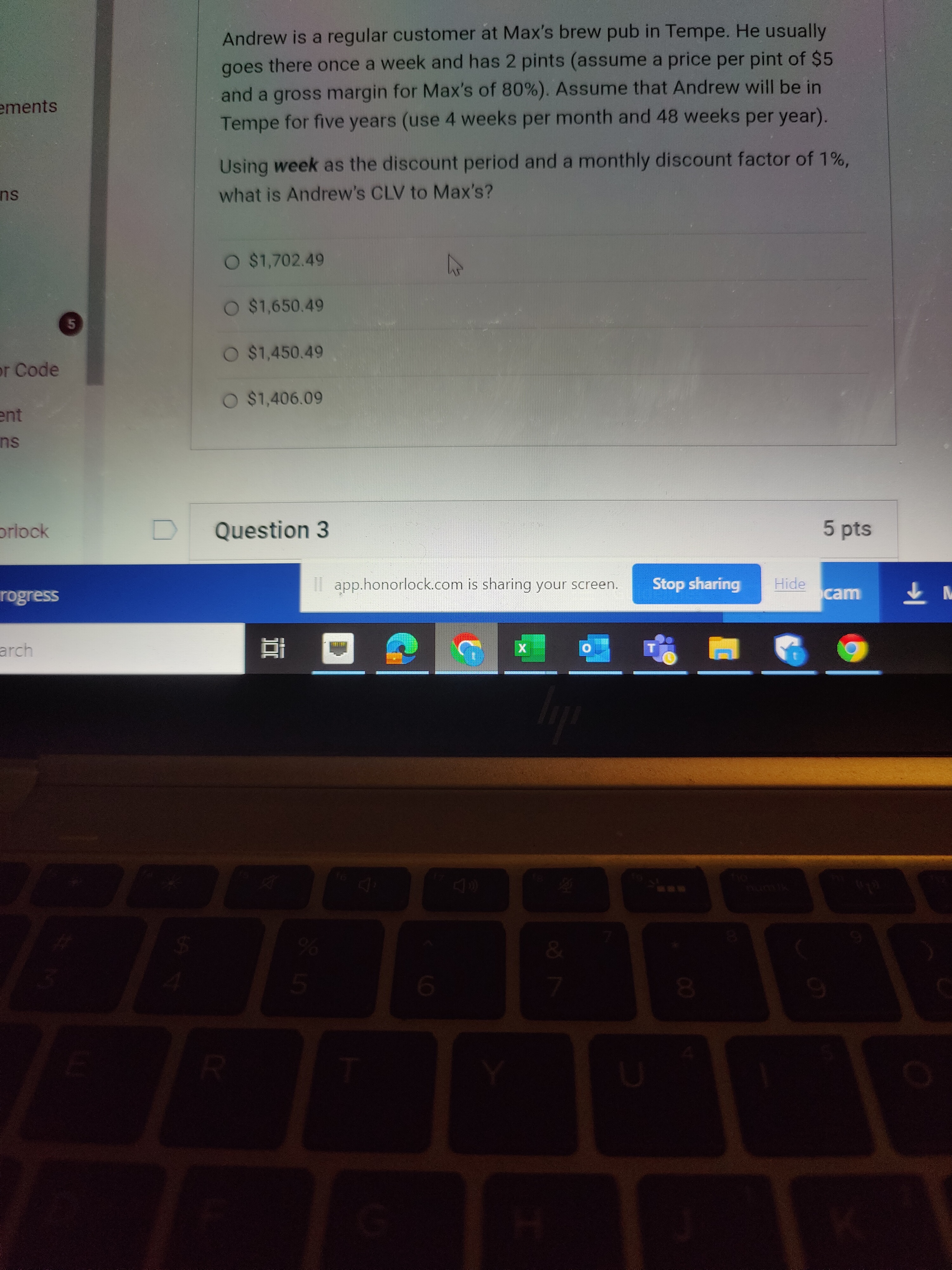  Andrew is a regular customer at Max's brew pub in Tempe.