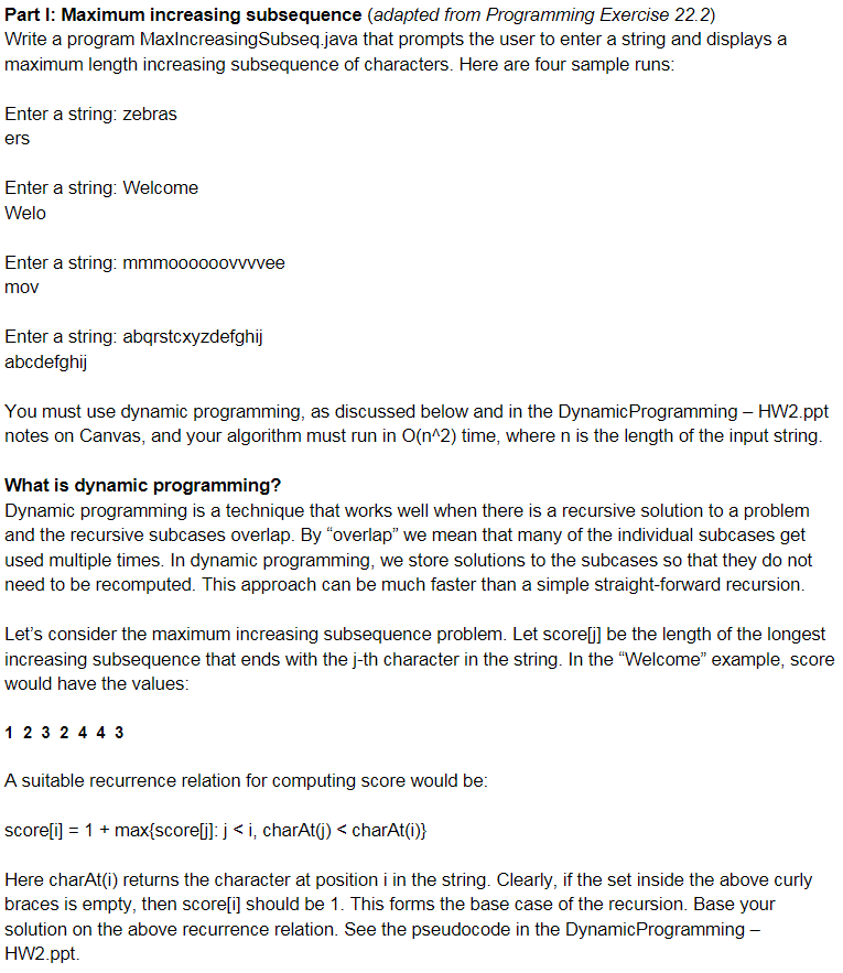  I really would appreciate some help with this assignment and include