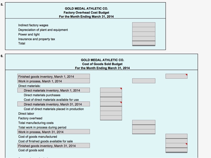 March 1: Finished products: Direct materials: 40 units at $25 per unit