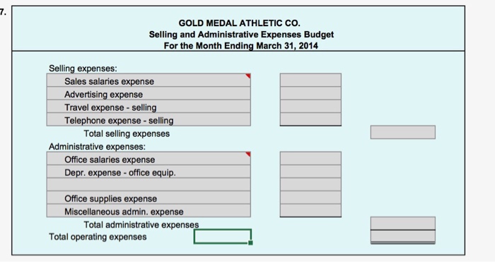 units at $77 per unit c. Desired inventories at March 31: Direct