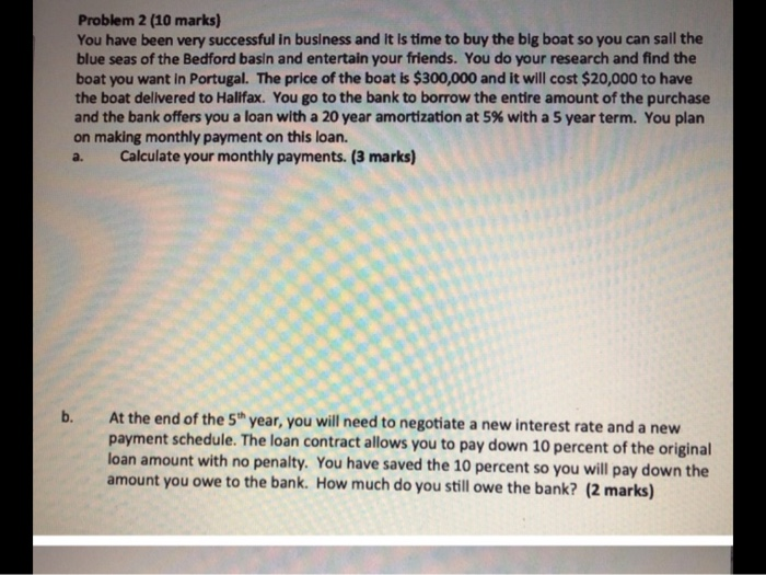 is time to buy the big boat so you can sall the