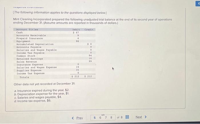  prepare an income statement 