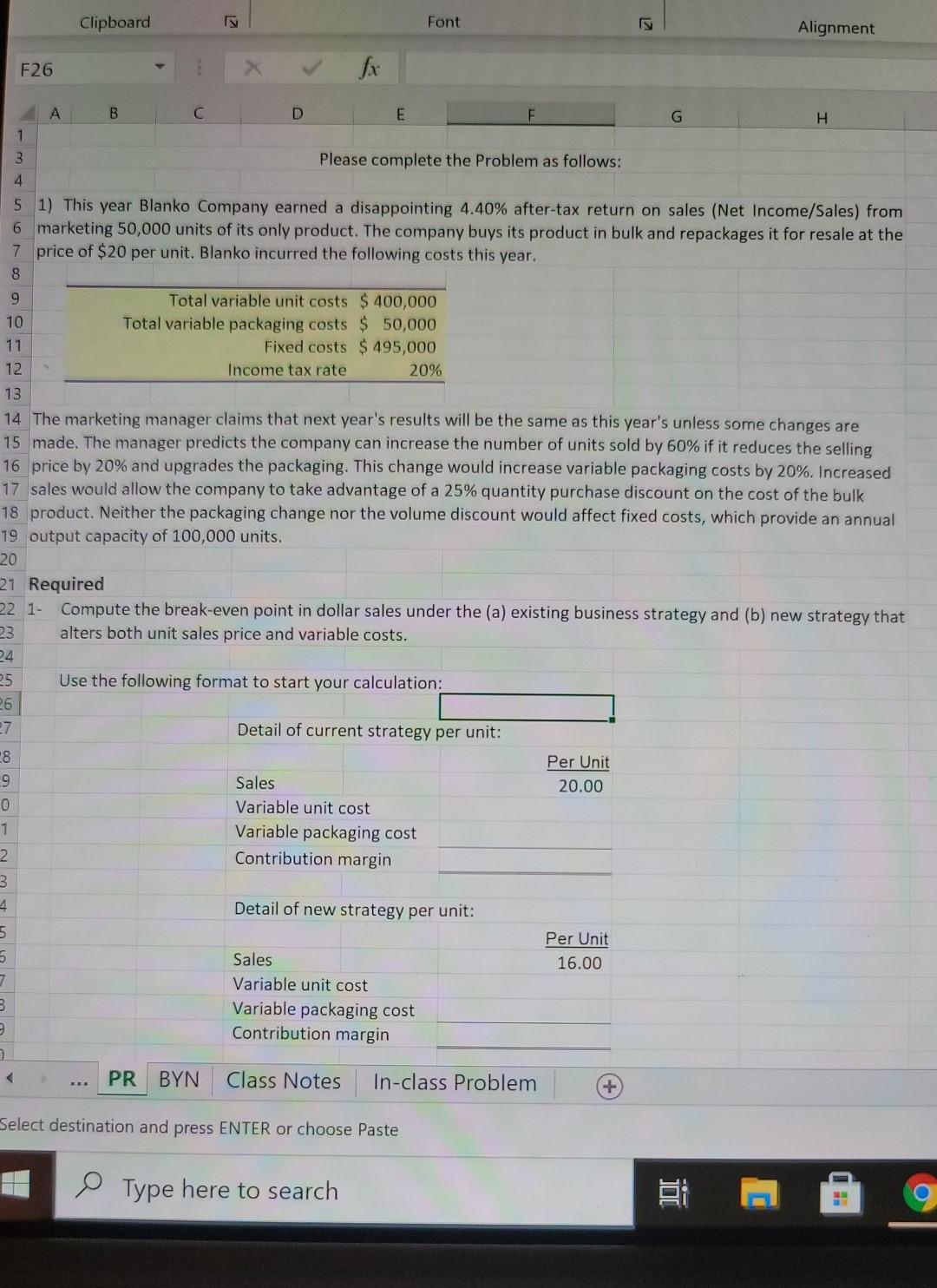  I need help please Clipboard Font Alignment F26 fx B D
