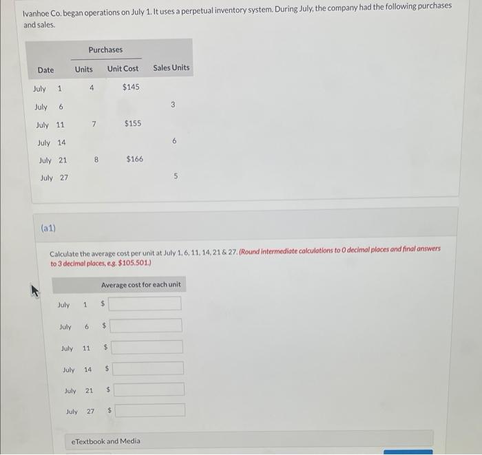  Ivanhoe Co, began operations on July 1 . It uses a