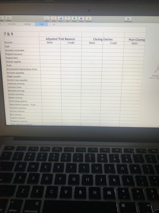 calculate the ending balance for each t-account. Then check your ending balances