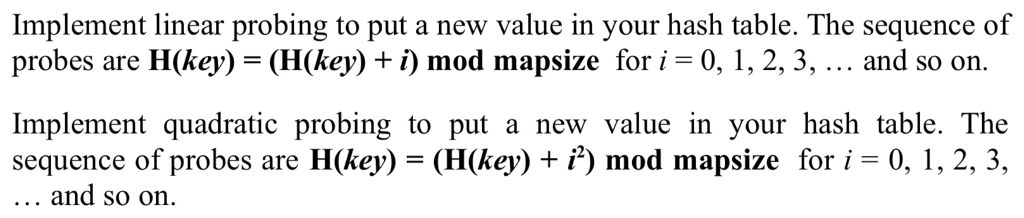 { private int key; private String value; HashEntry(int key, String value) {
