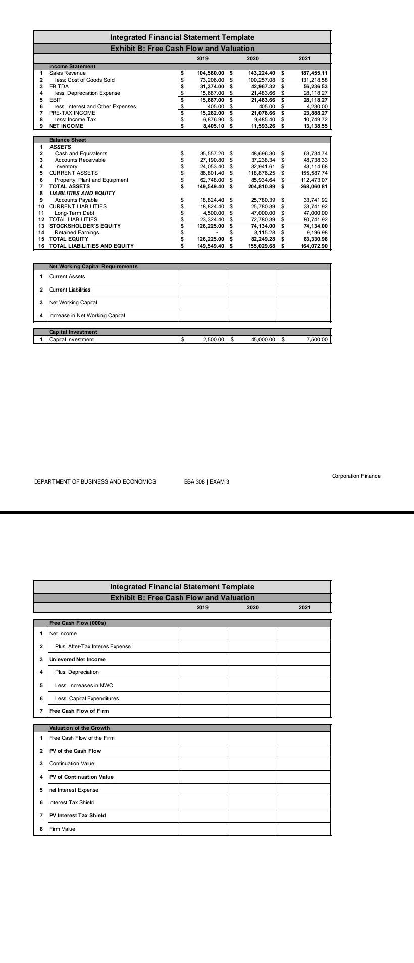 company is evaluating if it is worth it to have the capital