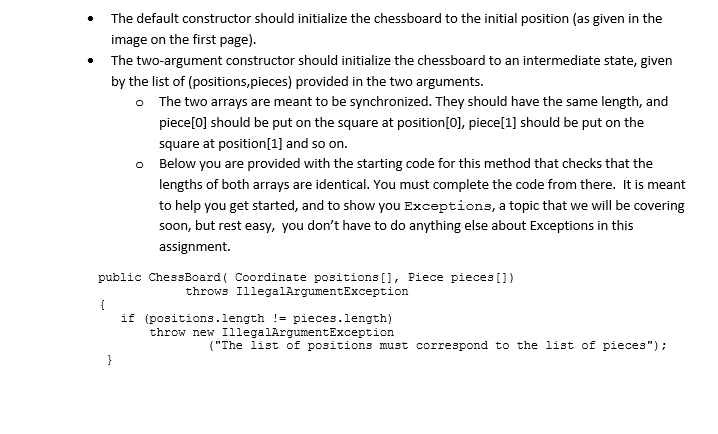 if ( (column'h')) throw new IndexOutOfBoundsException("column must be between a and h,inclusive");