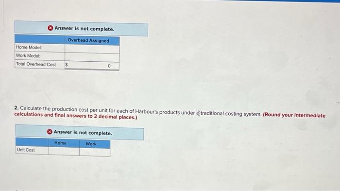 4-1, 4-3, 4-4, 4-6 ] Harbour Company makes two models of electronic