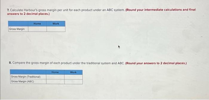 Expected production per month Home Work $ 30 $ 48 20 30