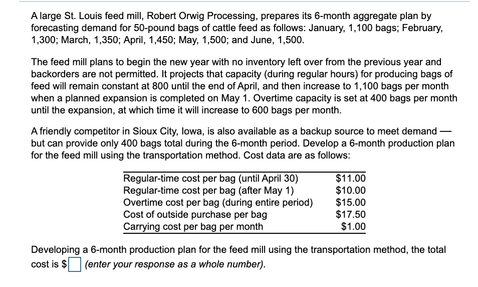  A large St. Louis feed mill, Robert Orwig Processing, prepares its