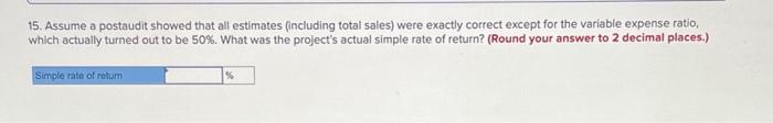 the project's annual net cash inflows? 3. What is the present value